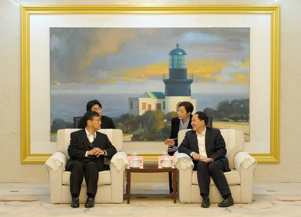 增進(jìn)合作、共謀發(fā)展———常石舟山董事長(zhǎng)拜訪舟山市長(zhǎng)